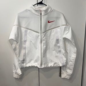 NWT $400 Women's Nike Sportswear Jacket CZ3613-100 White USA Olympic Size Small